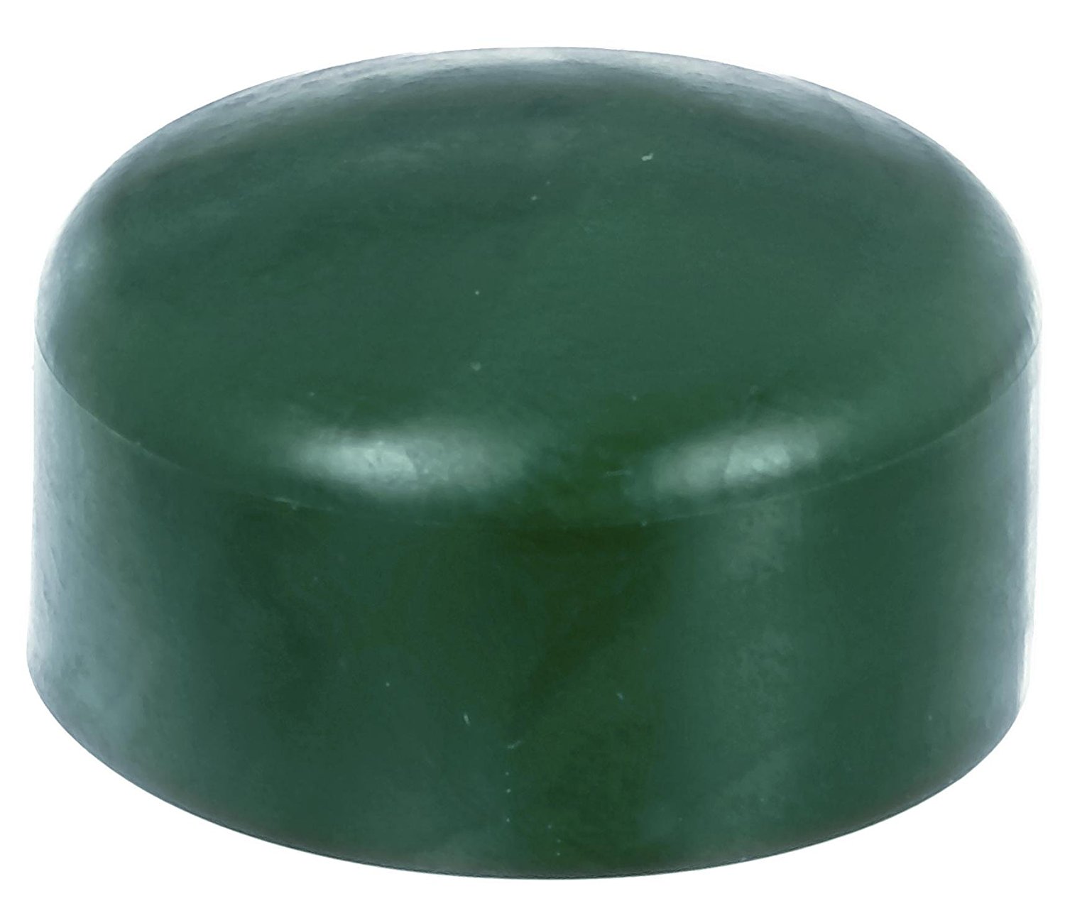 Zaunkappe grün 34-35 mm, Pfostenkappe für runde Metallpfosten, grün, Rohrkappen, Abdeckkappe für Zau