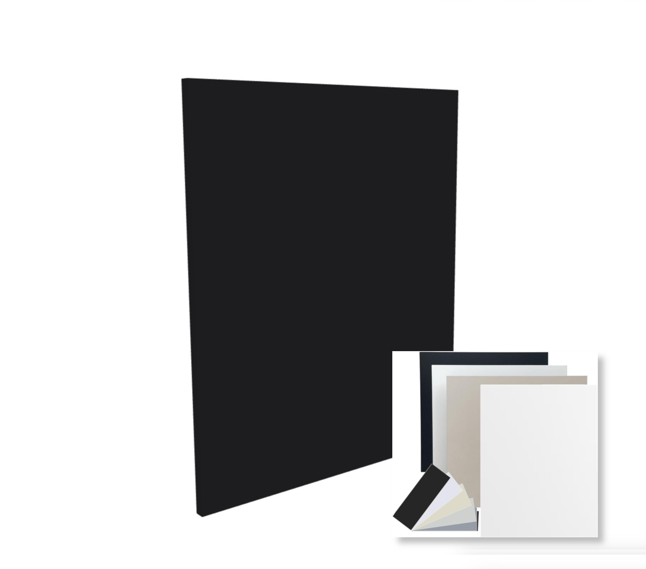 Geschirrspülerfront Schwarz Perl Frontblende Tür 19mm voll-, teilintegriert oder n. Maß - Tischlerware Qualität aus Deutschland