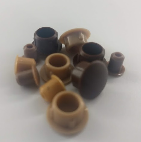 10 Stück Bohrlochabdeckung Stopfen Abdeckkappe Abdeckstopfen aus Kunststoff für Holz Bohrloch Möbel 